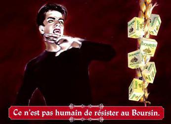 Publicité Boursin à l'ail