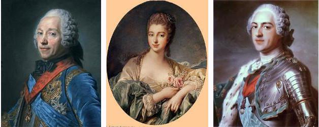 Belle-Isle, Mme dePompadour et Louis XV