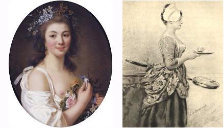 La comtesse de Genlis et Mme du Hausset