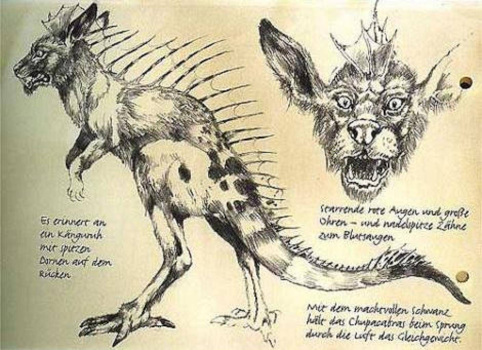 Représentation du Chupacabra