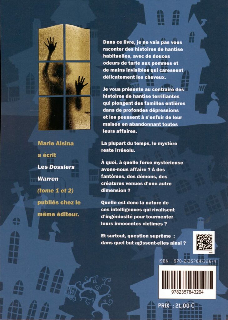 Dos du livre Les Maisons de l'Horreur
