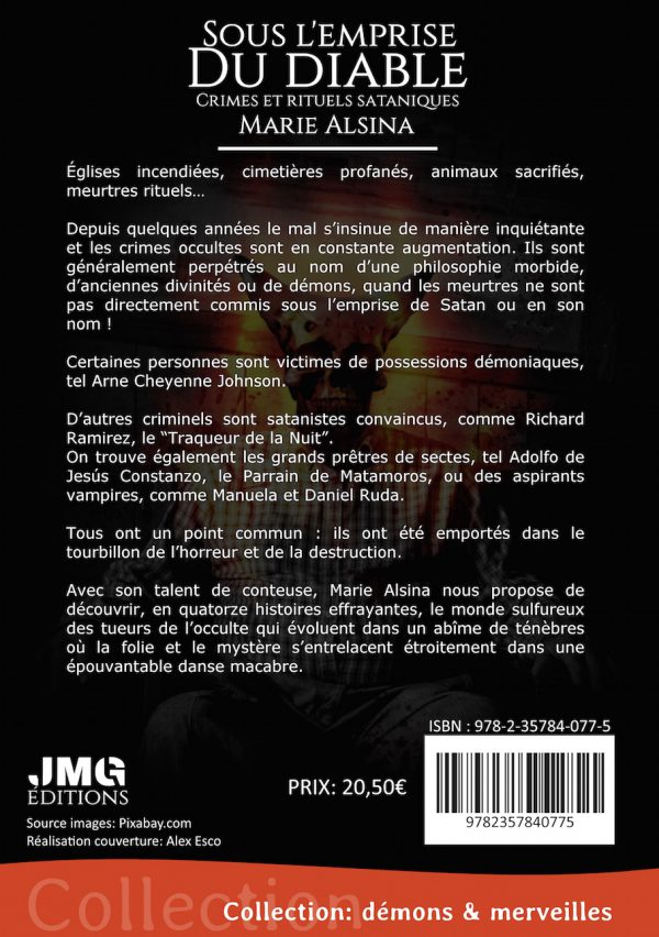 Dos de la couverture du livre Sous l'Emprise du Diable