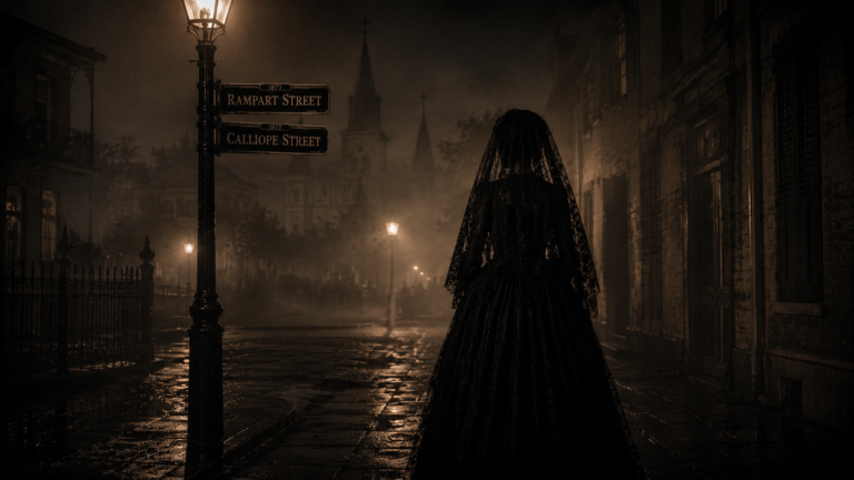 Dame en noir nouvelle orleans