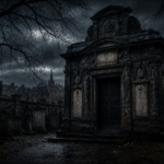 Le Fantôme du Cimetière de Greyfriars Mausolée noir cimetiere greyfriars